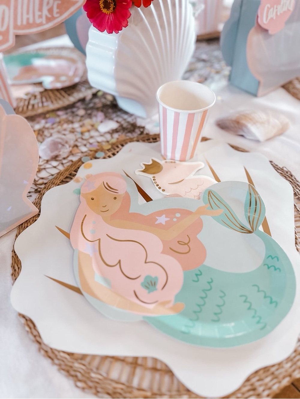 Mermaid - Under The Sea birthday party theme decoration set